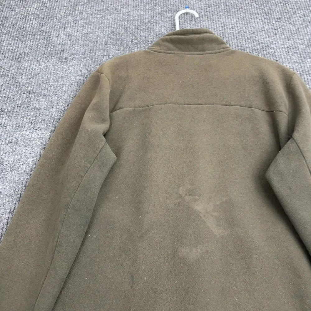 The‎ North Face Jacket Mens M Olive Green Polyester Full Zip Fleece Gorpcore